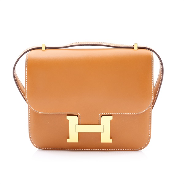 HERMES 愛馬仕 Constance Mini 康康包 肩背包 沙灘金色 Butler牛皮 U刻 金扣 H071888CC21
