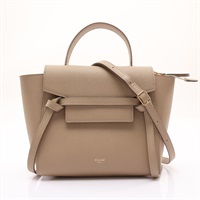CELINE 賽琳 Nano Belt 鯰魚包 兩用包 棕色 牛皮 189003ZVA.18LT