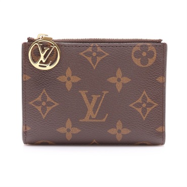 LOUIS VUITTON LV 路易威登 Portefeuille Lisa 二折短夾 棕色 原花帆布 M25692