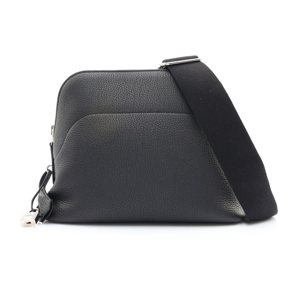 HERMES 愛馬仕 Bolide Messenger 肩背包 黑色 Togo牛皮 銀釦 K刻 H086959CK