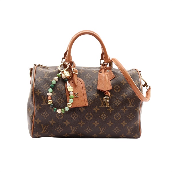 LOUIS VUITTON LV 路易威登 Speedy Soft 30 Boho 兩用包 棕色 原花帆布 N87212