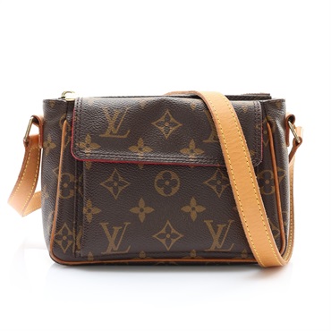 LOUIS VUITTON LV 路易威登 Viva Cite PM 肩背包 棕色 原花帆布 M51165 M51165
