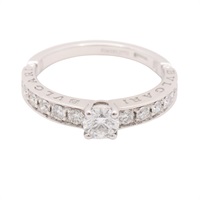 BVLGARI 寶格麗 Dedicata a Venezia 戒指 PT950柏金 鑽石