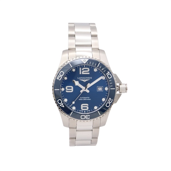 LONGINES 浪琴表HydroConquest 腕錶 藍色錶盤 不鏽鋼 L3.782.4.96.6