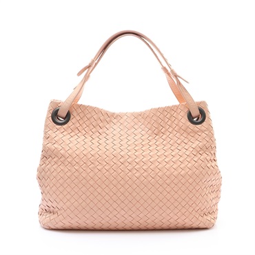 BOTTEGA VENETA BV 寶緹嘉 Intrecciato 肩背包 粉色 編織牛皮