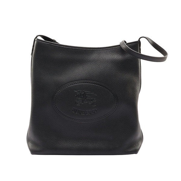 BURBERRY 巴寶莉 Small Highlands 肩背包 黑色牛皮 81147721