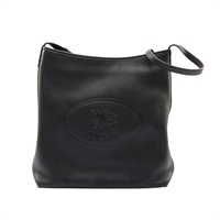 BURBERRY 巴寶莉 Small Highlands 肩背包 黑色牛皮 81147721