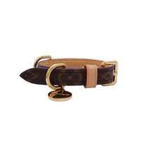 LOUIS VUITTON LV 路易威登 Dog Collar XS 狗項圈 棕色 原花帆布 GI1213