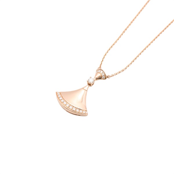 BVLGARI 寶格麗 Divas' Dream 項鍊 18K玫瑰金 鑽石 350063