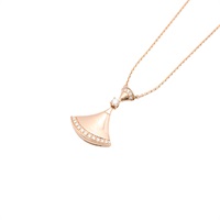 BVLGARI 寶格麗 Divas' Dream 項鍊 18K玫瑰金 鑽石 350063
