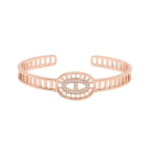HERMES 愛馬仕 Chaine d'ancre Divine 手環 18K玫瑰金 H222423B 00ST