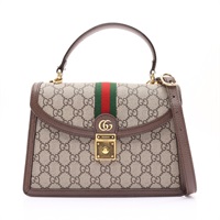 GUCCI 古馳 Ophidia medium 兩用包 棕色 GG Supreme帆布 651055