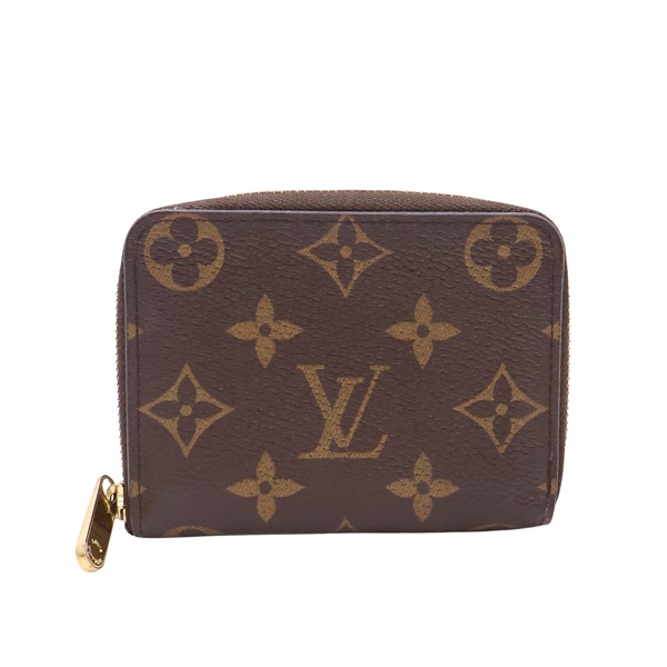 LOUIS VUITTON LV 路易威登 Zippy Coin Purse 拉鍊零錢包 棕色 原花帆布 M60067