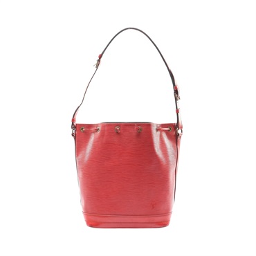 LOUIS VUITTON LV 路易威登 NOE 水桶包 肩背包 紅色 EPI水波紋 M44007