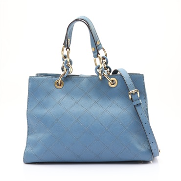 MICHAEL KORS 麥可寇斯 Cynthia 兩用包 藍色 Saffiano牛皮 30F5GCYT2T
