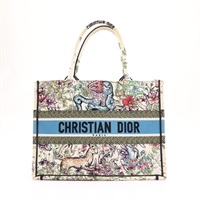 Dior 迪奧 Book Tote Medium 手提包 白色/多色 帆布 變色 M1296ZRUV