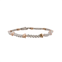 JEWELRY 無品牌珠寶 手鏈 鑽石 18K白金/玫瑰金 Diamond 11.2g