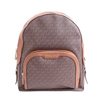 MICHAEL KORS 麥可寇斯 Jaycee 後背包 棕色 牛皮 帆布 35S2G8TB7B