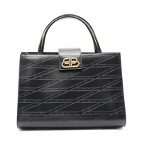 BALENCIAGA 巴黎世家 手提包 黑色 牛皮 缺肩背帶 580664