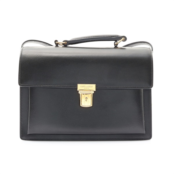 SAINT LAURENT 聖羅蘭 High School Satchel Medium 兩用包 黑色 牛皮 392264