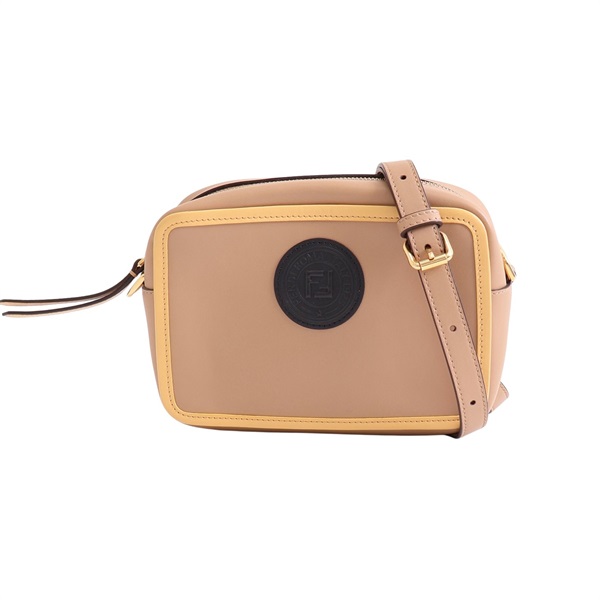 FENDI 芬迪 Pochette Cam 肩背包 淺褐色 牛皮 8BS019 A5DZ