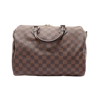 LOUIS VUITTON LV 路易威登 Speedy Bandouliere 30 兩用包 棕色 棋盤格帆布 (無鎖頭鑰匙) N41367