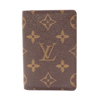 LOUIS VUITTON LV 路易威登 名片夾 棕色 原花帆布 M61732 M61732