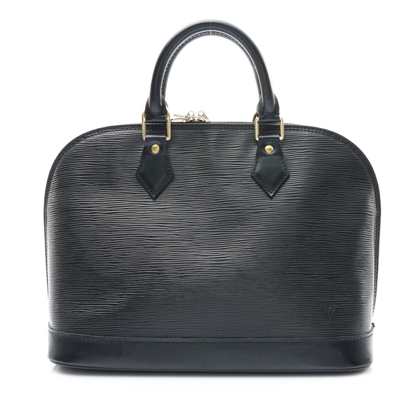 LOUIS VUITTON LV 路易威登 Alma PM 手提包 黑色 EPI水波紋 牛皮 (無鑰匙/鎖頭) ) M52142