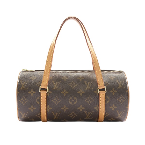 LOUIS VUITTON LV 路易威登 Papillon 26 手提包 棕色 原花帆布 M51386