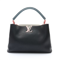 LOUIS VUITTON LV 路易威登 Capucines GM 手提包 黑/多色 牛皮 M92387