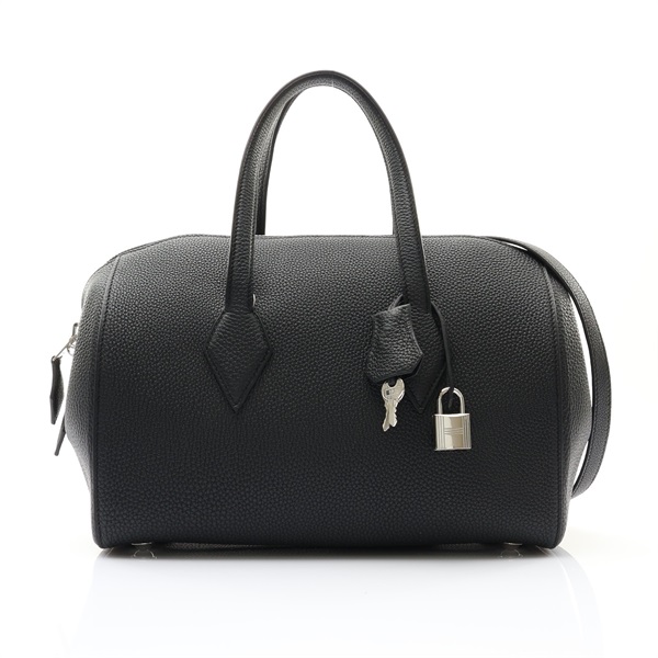 HERMES 愛馬仕 Petit Tour 34 兩用包 黑色 Togo牛皮 K刻 H087026CK89