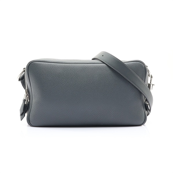 HERMES 愛馬仕 On-body Mousqueton 肩背包 霧霾灰 Togo牛皮 K刻 銀扣 H085735CKAF