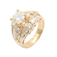 JEWELRY 無品牌珠寶 18K黃金 鑽石 戒指 #50