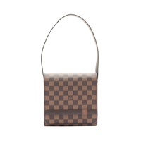 LOUIS VUITTON LV 路易威登 Tribeca Mini 肩背包 棕色 棋盤格帆布 N51162