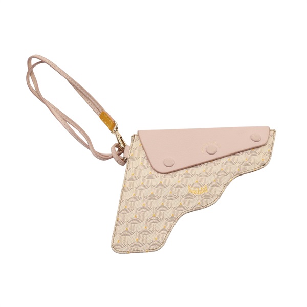 Faure Le Page 馥瑞樂爵 Calibre Pochette 18 腕帶包 手提包 粉色 Ecailles帆布