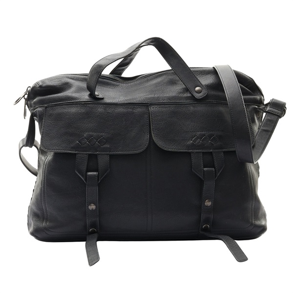 BOTTEGA VENETA 寶緹嘉 兩用包 黑色 牛皮