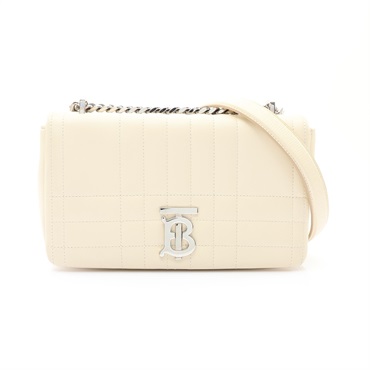 BURBERRY 巴寶莉 Lola Chain 肩背包 香草白色 羊皮 80595161