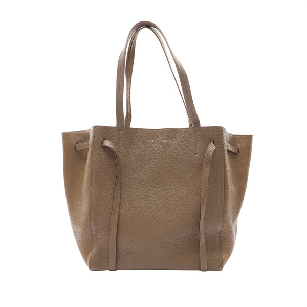 CELINE 賽琳 Small Cabas Phantom 肩背包 棕色 牛皮 176023TNI