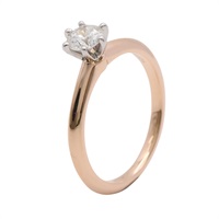 Tiffany & Co 蒂芬妮 鑽石 戒指 PT950鉑金 18K黃金