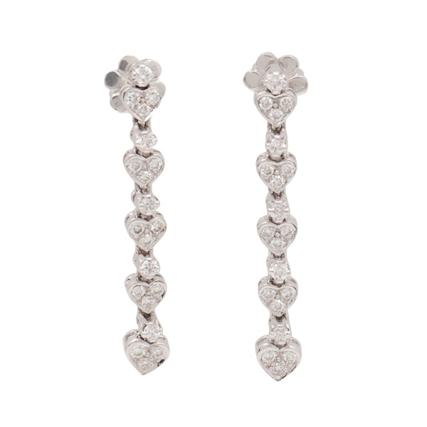 JEWELRY 無品牌珠寶 針式耳環 18K白金 鑽石 Diamond 4.0g
