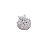 JEWELRY 無品牌珠寶 針式耳環 18K白金 鑽石 Diamond 0.85g