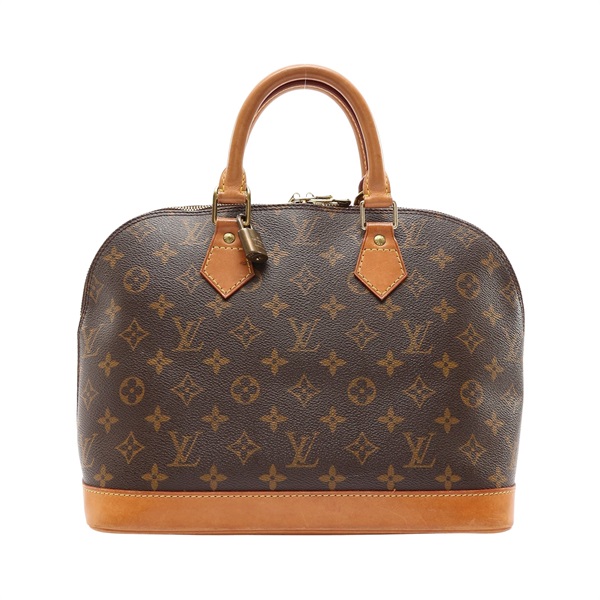 LOUIS VUITTON LV 路易威登 Alma PM 手提包 棕色 原花帆布 無鑰匙 M51130