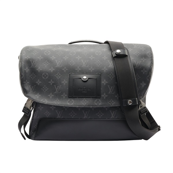 LOUIS VUITTON LV 路易威登 Messenger Voyage PM 肩背包 黑色 原花帆布 M40511
