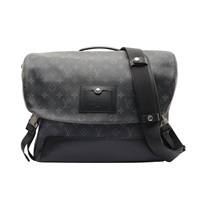 LOUIS VUITTON LV 路易威登 Messenger Voyage PM 肩背包 黑色 原花帆布 M40511