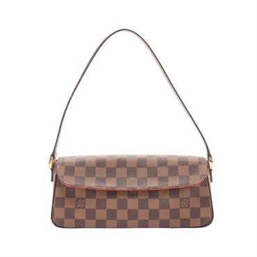 LOUIS VUITTON LV 路易威登 Recoleta 肩背包 棕色 棋盤格帆布 N51299