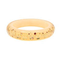 LOUIS VUITTON LV 路易威登 Inclusion PM 手環 黃色 樹脂 變色 M61498