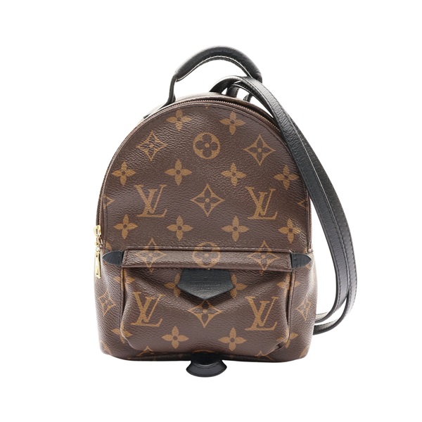 LOUIS VUITTON LV 路易威登 Palm Springs Mini 後背包 棕色 原花帆布 M44873