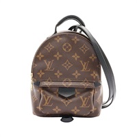 LOUIS VUITTON LV 路易威登 Palm Springs Mini 後背包 棕色 原花帆布 M44873
