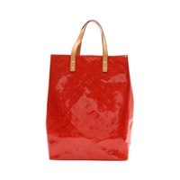 LOUIS VUITTON LV 路易威登  Reade MM 手提包 紅色 漆皮 M91086