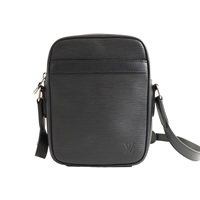 LOUIS VUITTON LV 路易威登 Danube PM NM 肩背包 黑色 EPI水波紋 牛皮 M51694